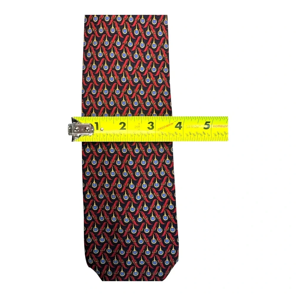 Brooks Brothers Makers 100% Silk Tie Red Blue Made In USA Patriotic Classic‎